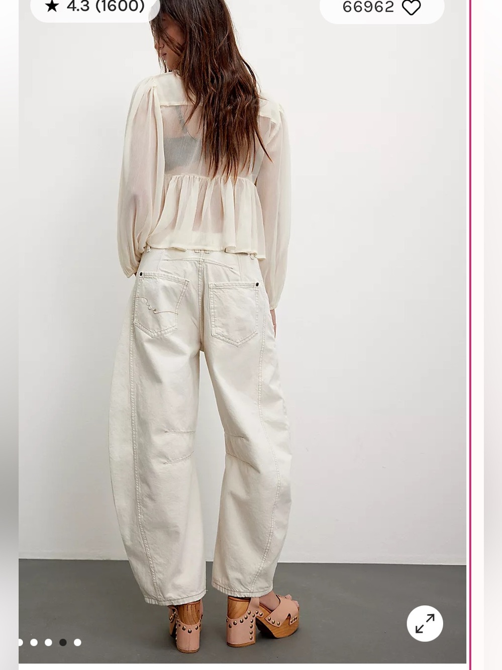 We The Free Good Luck Mid-Rise Barrel Jeans - Picture 2 of 9